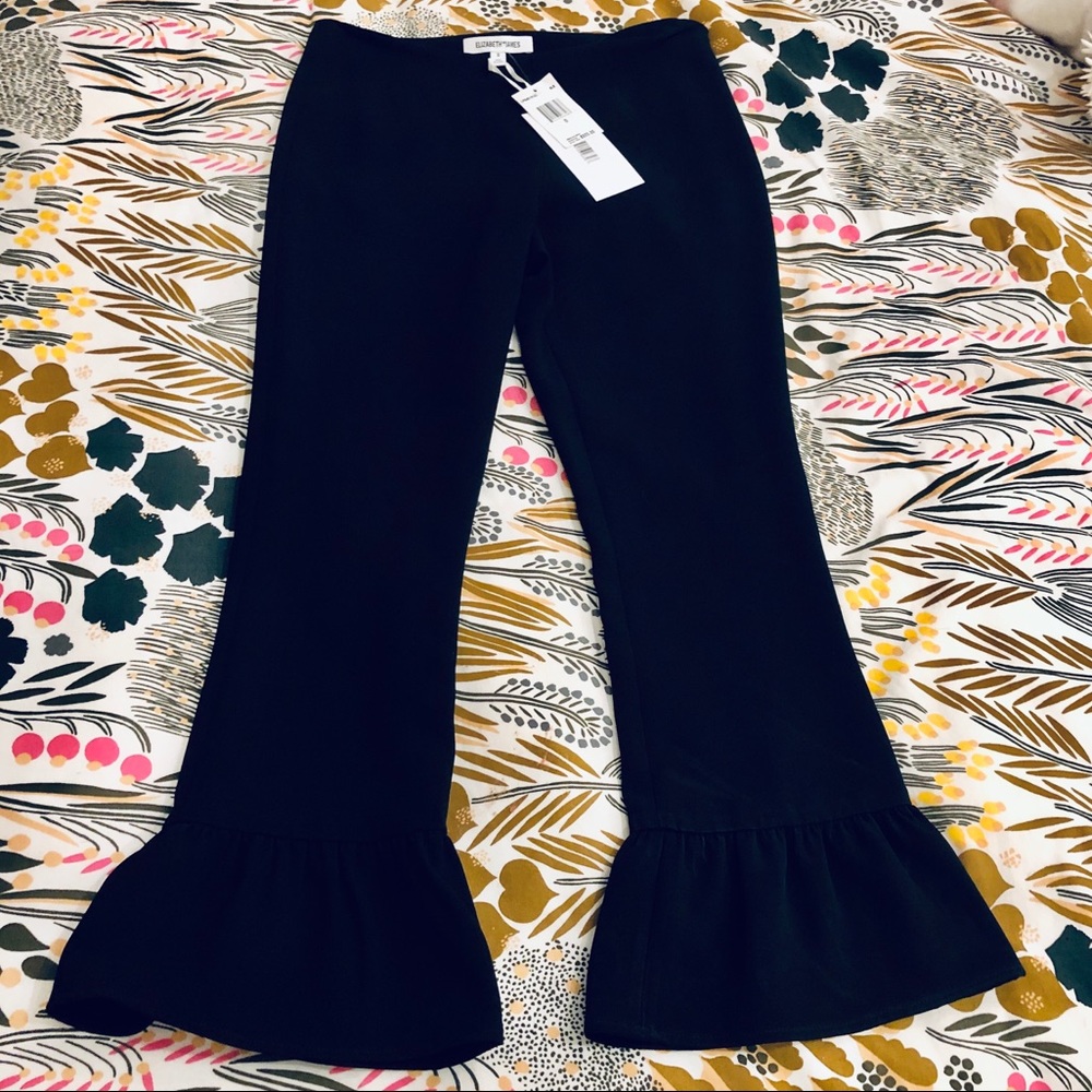 Elizabeth and James Cleo Flare Hem Cropped Pants